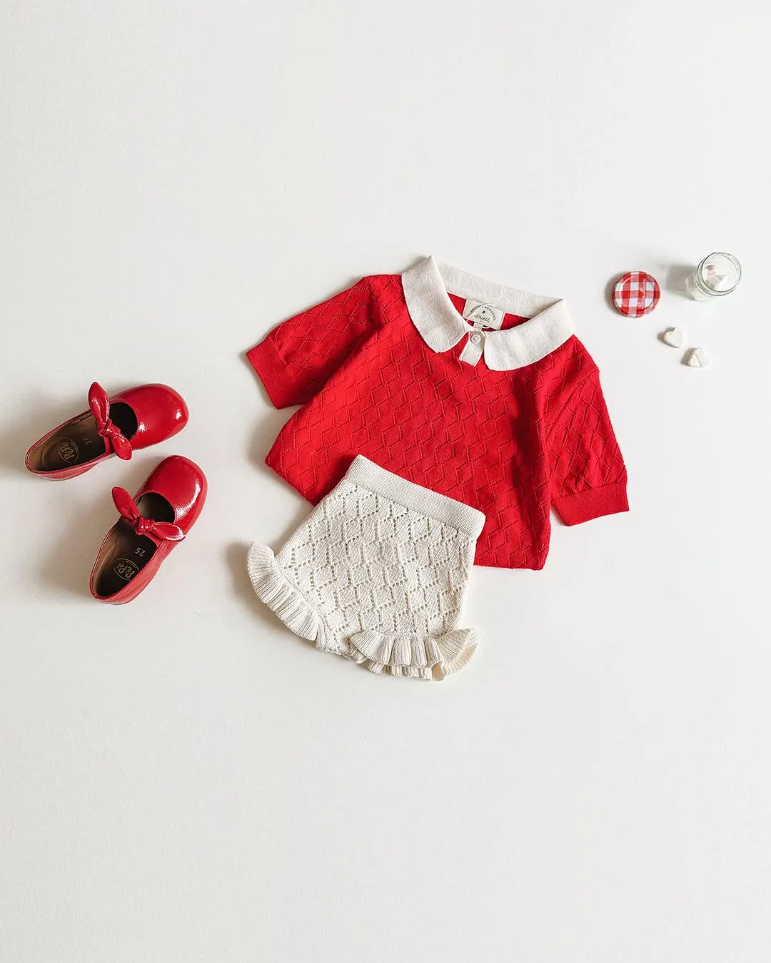 Birinit Petit :: Cherry Openwork Biri Sweater