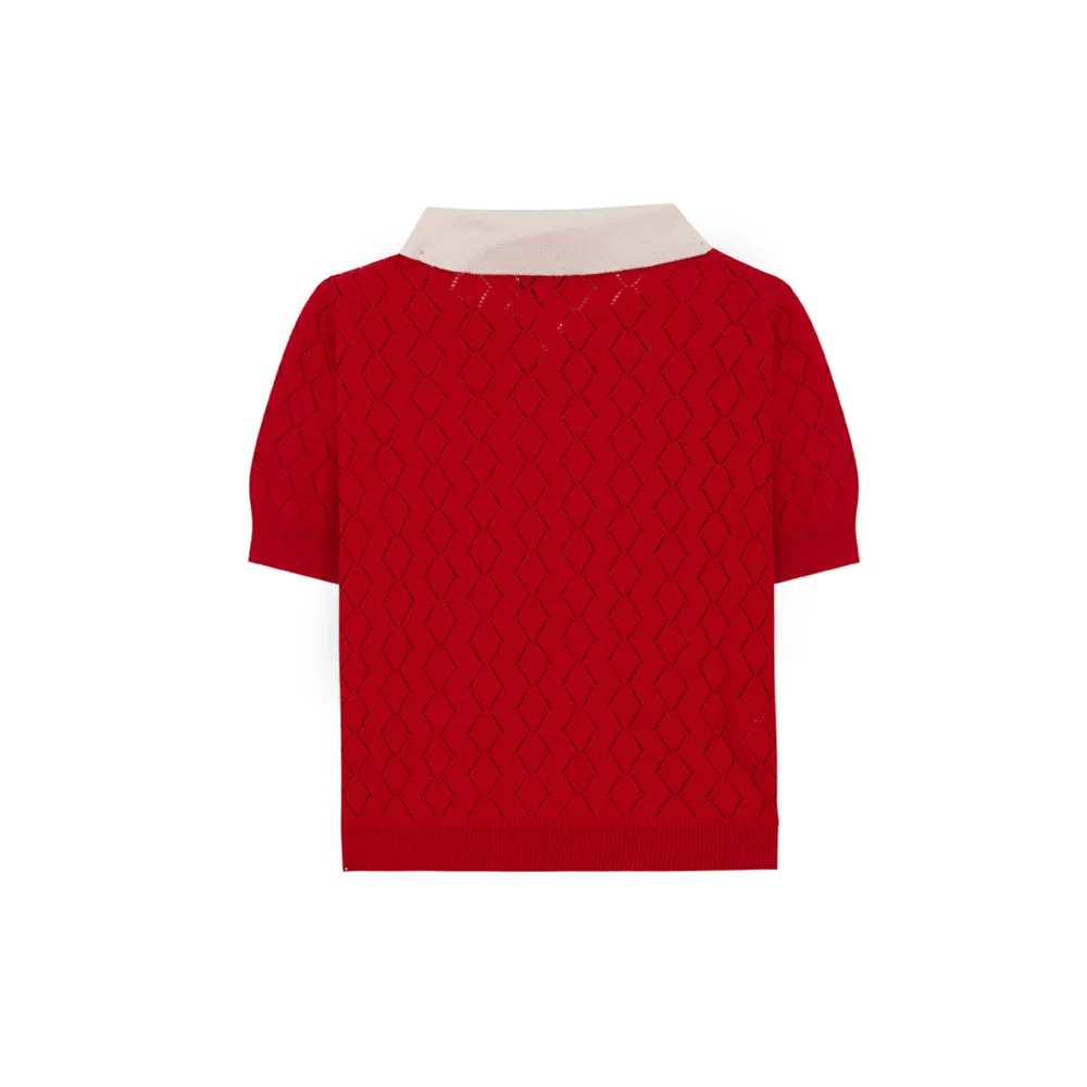 Birinit Petit :: Cherry Openwork Biri Sweater