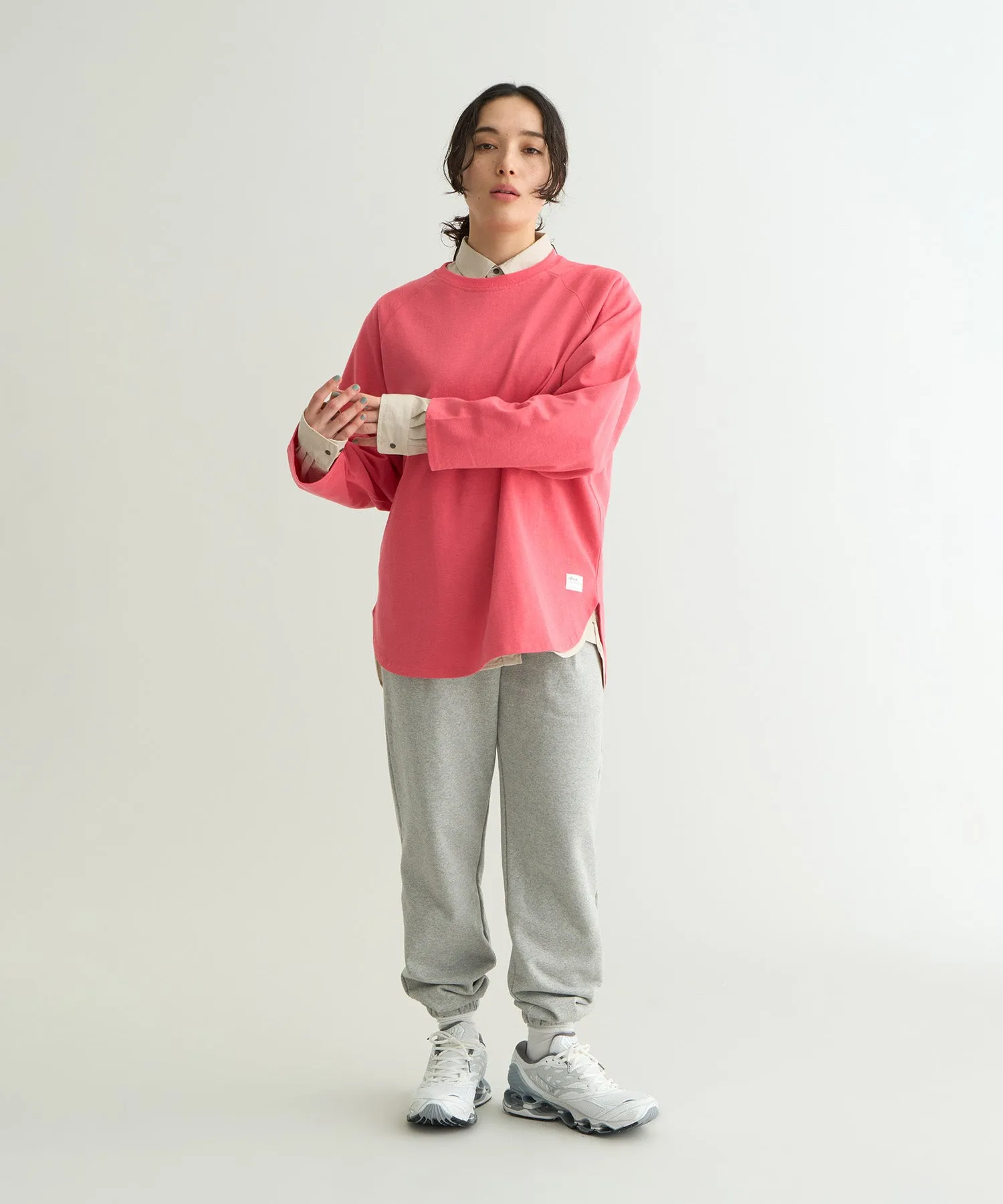 ECO HYBRID RAGLAN SLEEVE TUNIC TEE W(WOMEN)