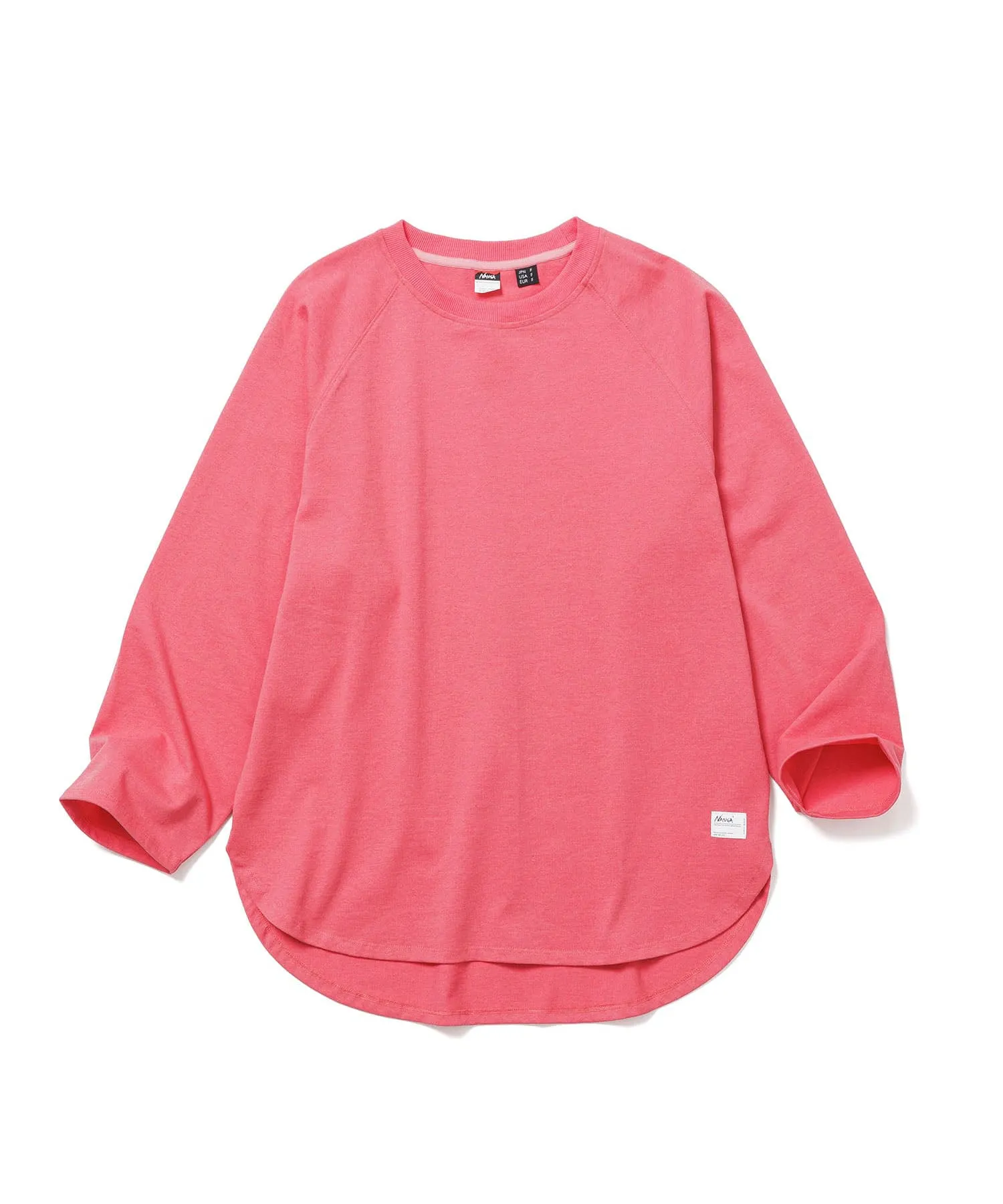ECO HYBRID RAGLAN SLEEVE TUNIC TEE W(WOMEN)