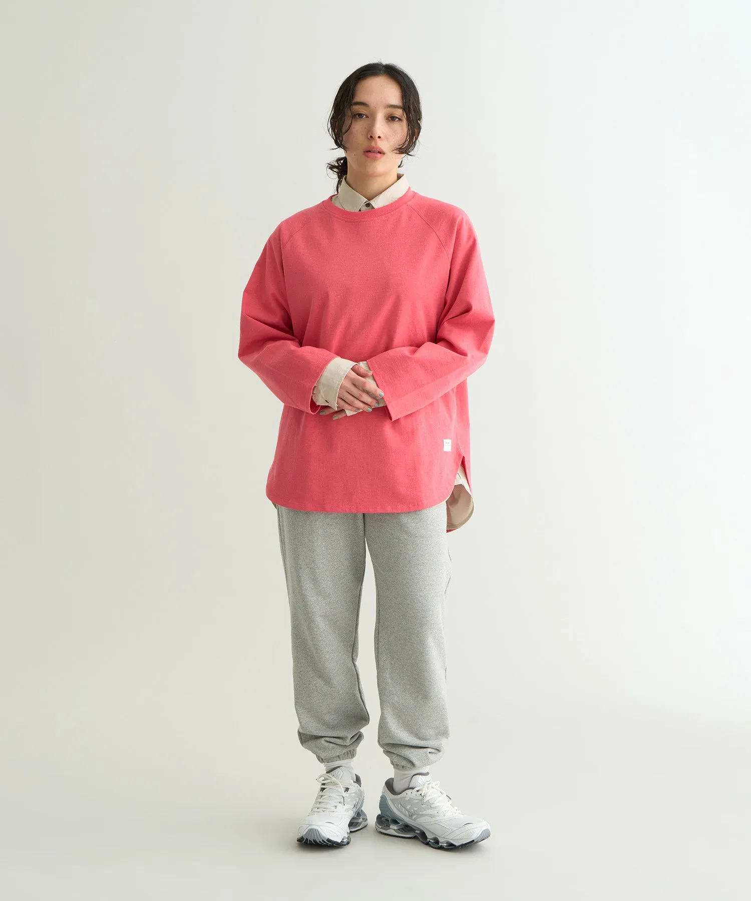 ECO HYBRID RAGLAN SLEEVE TUNIC TEE W(WOMEN)