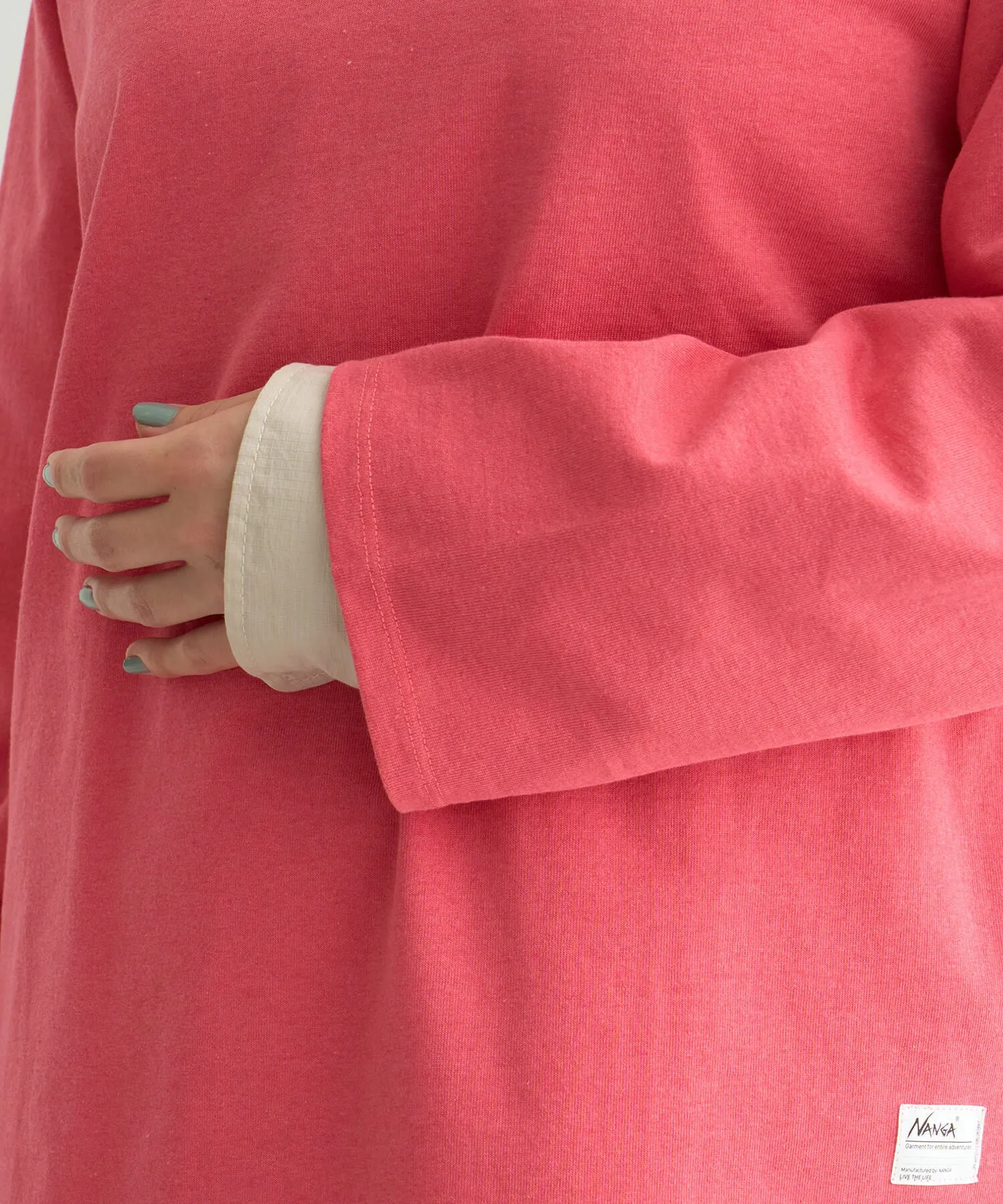 ECO HYBRID RAGLAN SLEEVE TUNIC TEE W(WOMEN)