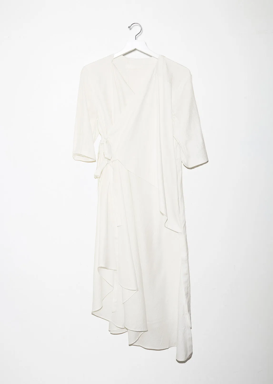 Gather Tie Shirt Dress