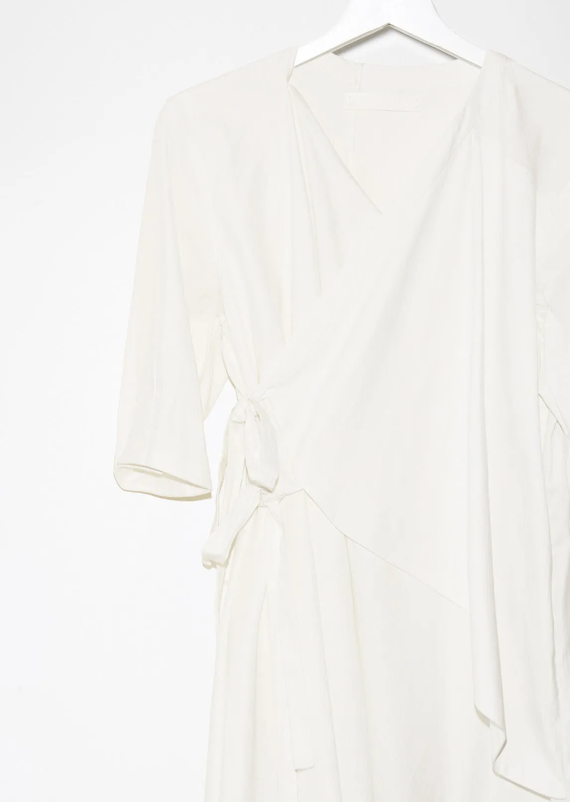 Gather Tie Shirt Dress