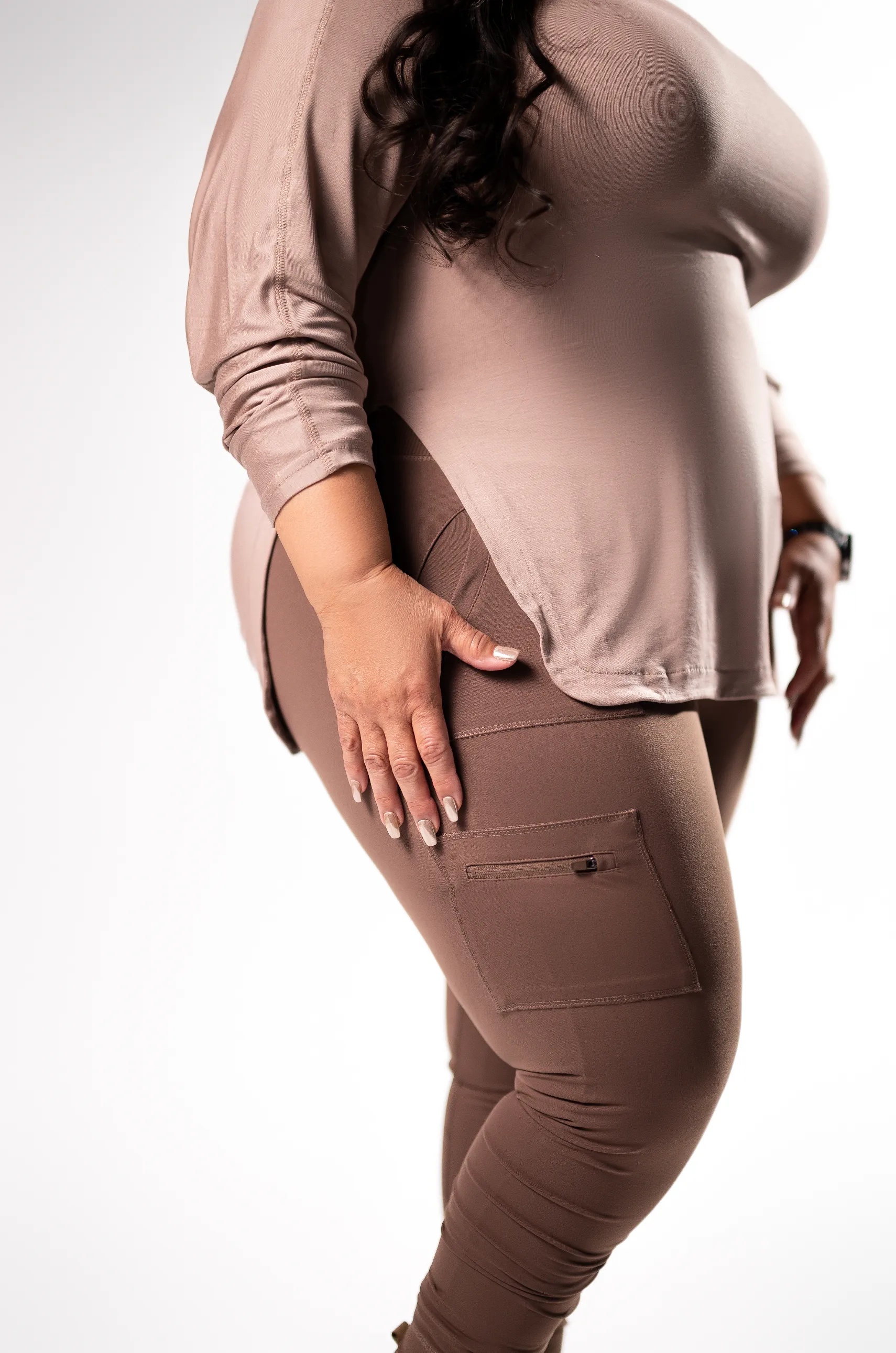 Mocha Long Sleeve Tee